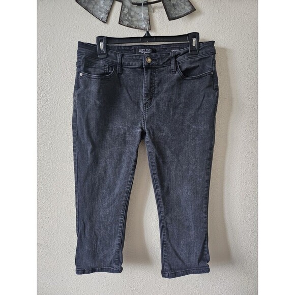 Judy Blue Jeans Women's  Black Mid Rise Skinny Capri Stretch Casual Size 11. - Picture 2 of 10